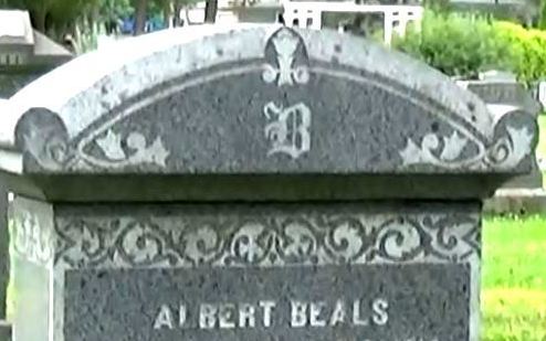 Albert P and Henretta Beals' headstone